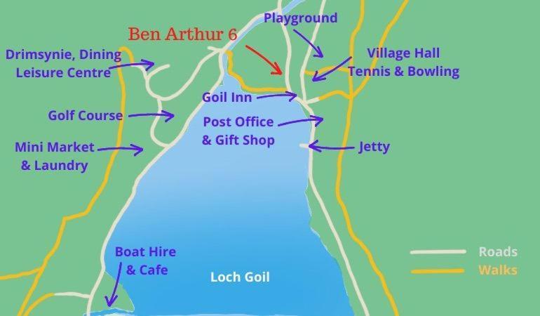 Ben Arthur Place 6 - Sleep 6 Lochgoilhead Eksteriør billede